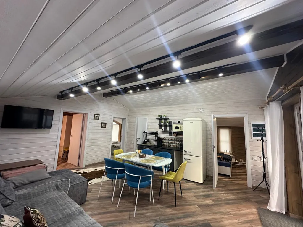 Коттедж Уютный домик на базе отдыха глэмпинге Салтыковские бани - Мир пара — Ганусово