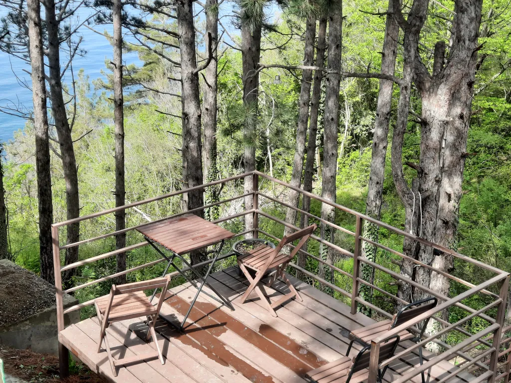 Коттедж Коттедж с видом на море в сосновом лесу — Гизель-Дере