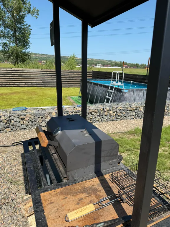 Уютный домик за городом с баней и горячим чаном