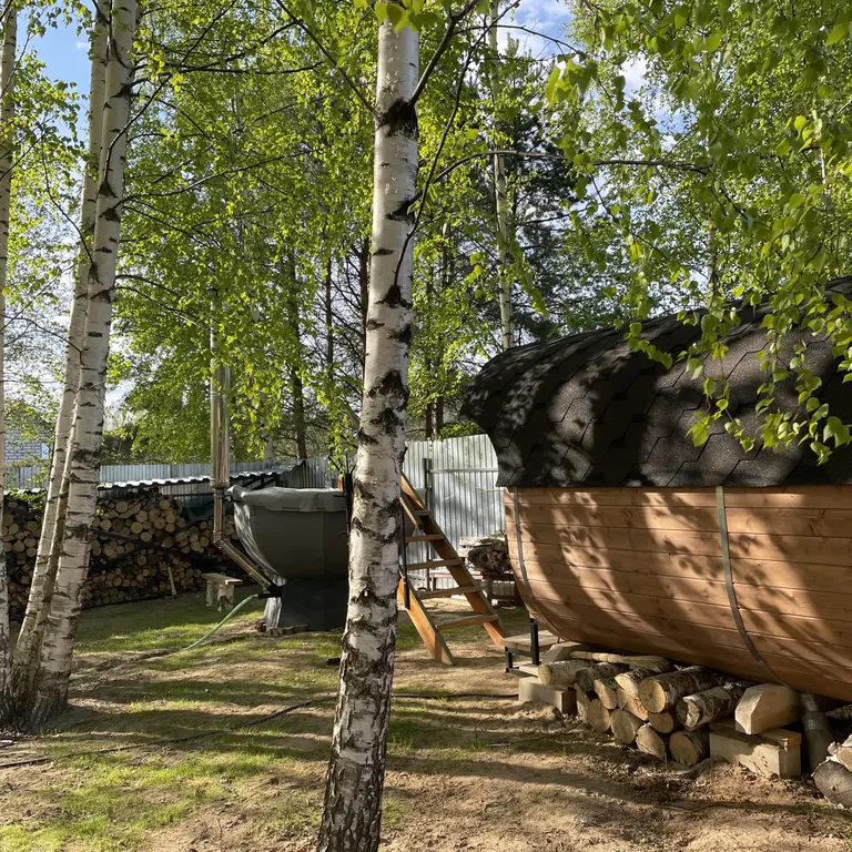 Уютный коттедж в стиле A-Frame