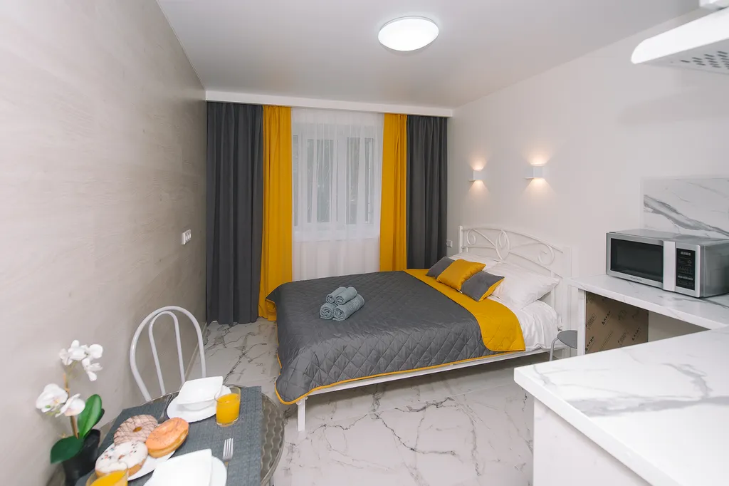 Квартира Уютная студия рядом с онкоцентром и детской больницей на Баумана — аренда посуточно в Пермь