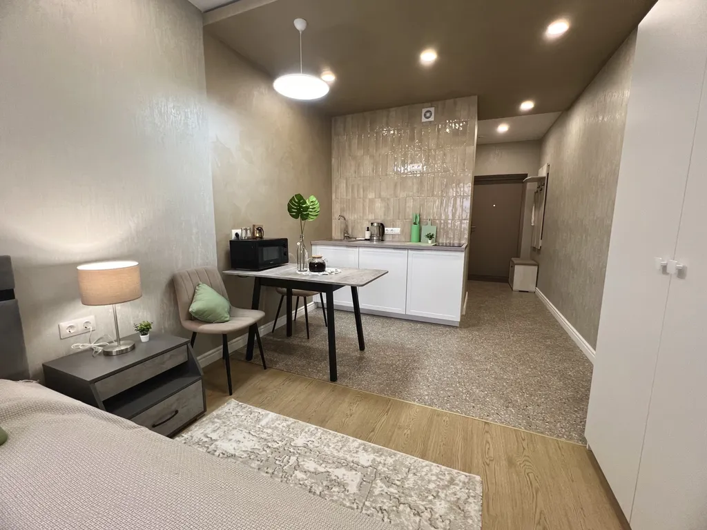 Квартира Квартира Студия с большой кроватью king size и видом на Енисей — Красноярск