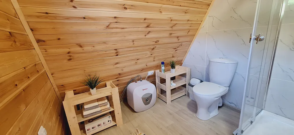 А-фрейм с видом на горы