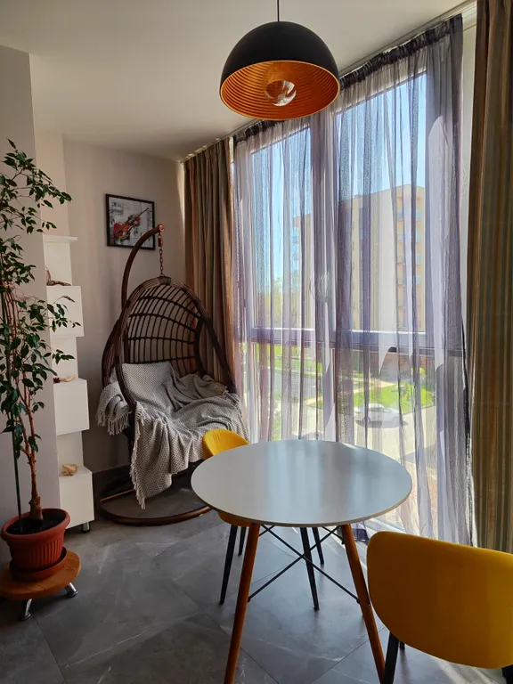 Уютная квартира-студия в стиле лофт в тихом районе