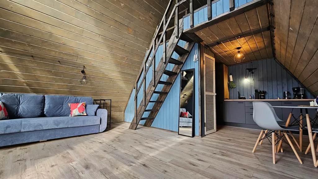 Дом А-Фрейм с террасой №5