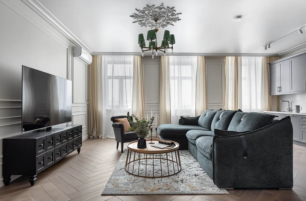 Дизайнерский апapтaмент с потpясающим видом нa Нeву и кpeйceр Аврорa