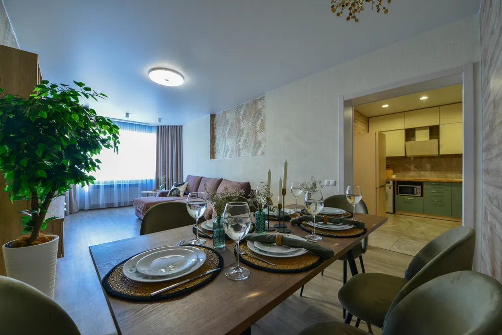 Трехкомнатные апартаменты ТСЖ Олимп с видом на Амур