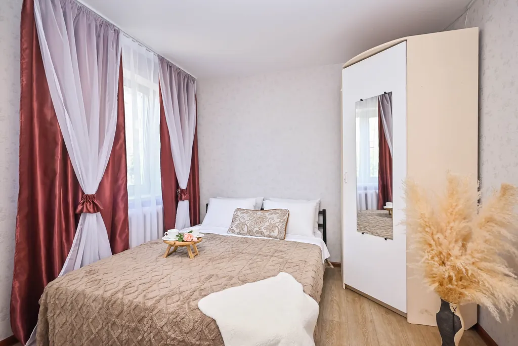 Уютная однокомнатная квартира на четырёх человек