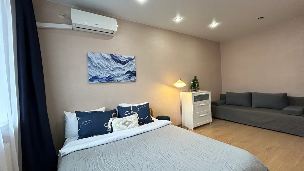 Квартира Уютные апартаменты c открытым балконом для курения — Краснодар