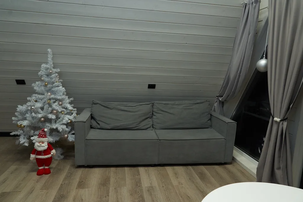 Домик А-фрейм с купелью