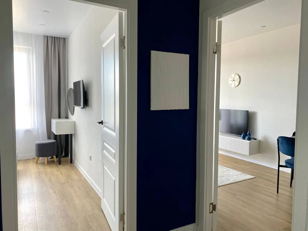 Апартаменты Две стихии с кондиционером в ЖК с набережной