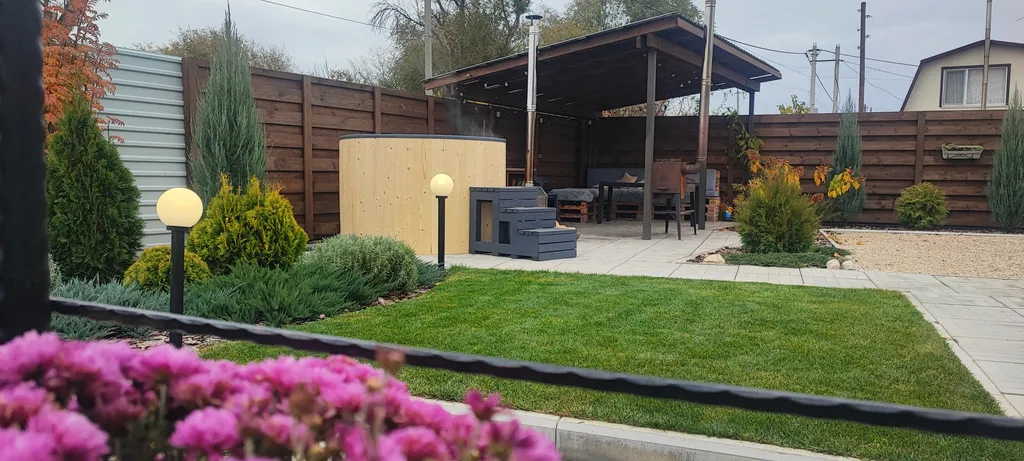 Дом отдыха барнхаус у Волги с баней и банным чаном