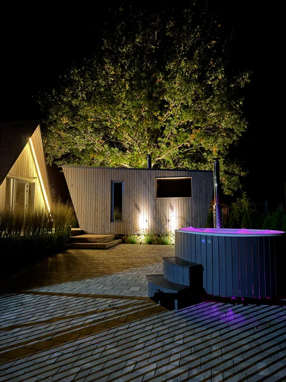 Треугольный дом в скандинавском стиле A-frame