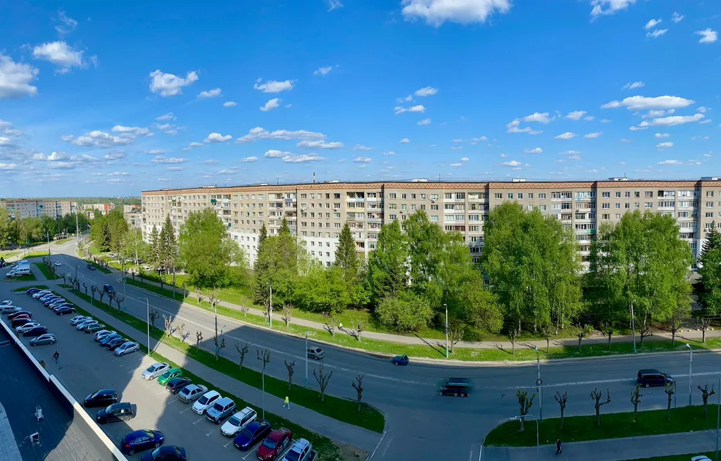 Уютная квартира с ортопедическим матрасом и панорамным балконом