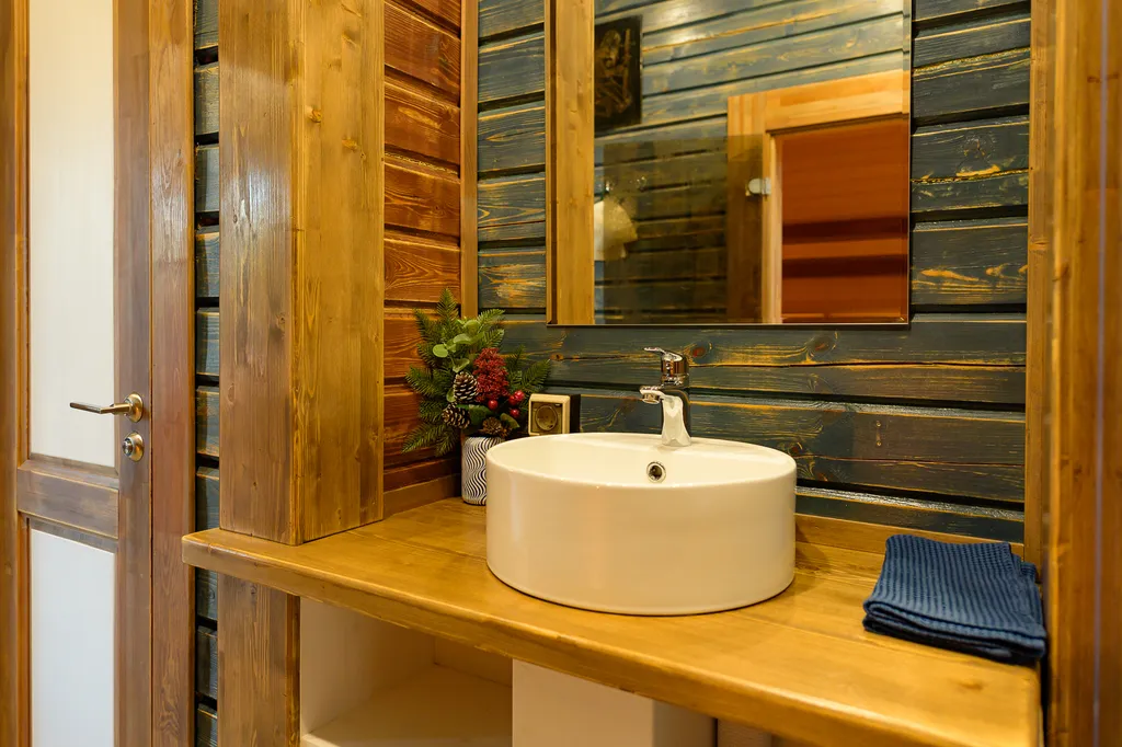 Брусничный коттедж с сауной и банным чаном