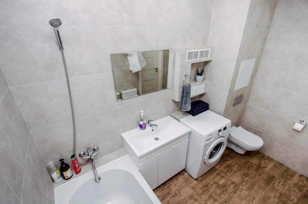 Светлая квартира с красивым видом на город рядом с центром