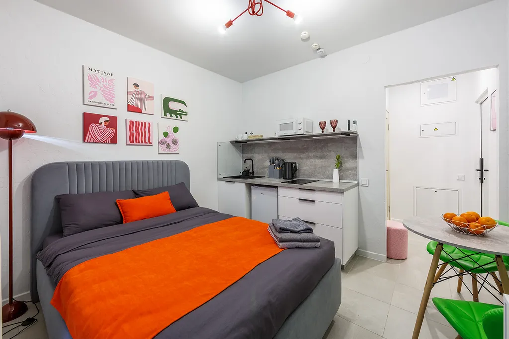 Отличная удобная студия для 2-х