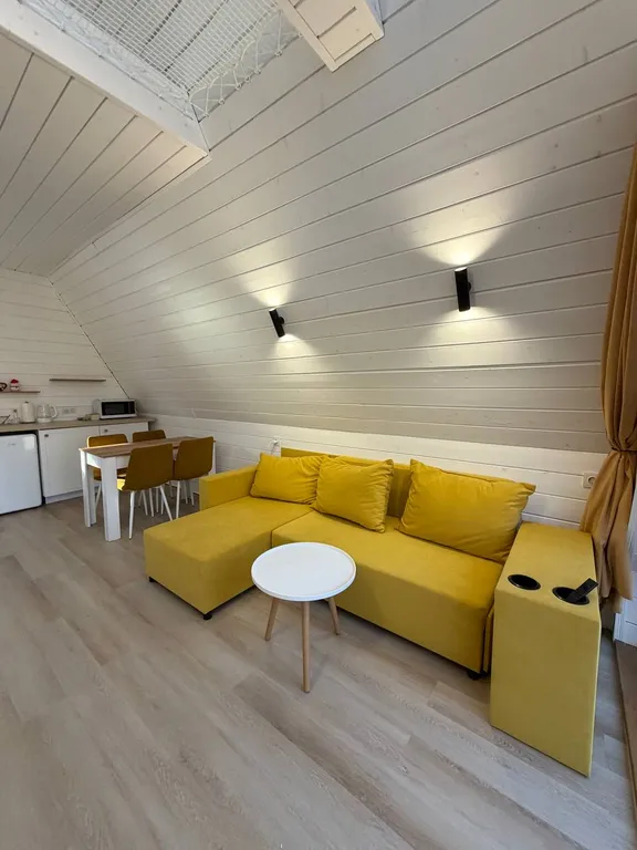 Дом A-Frame с купелью для Вашего уютного отдыха