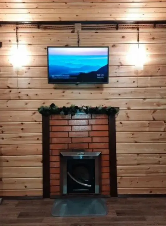 Дом-баня с видом на лес