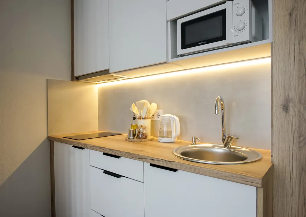 Студия в комплексе White sails с бассейном и видом на море