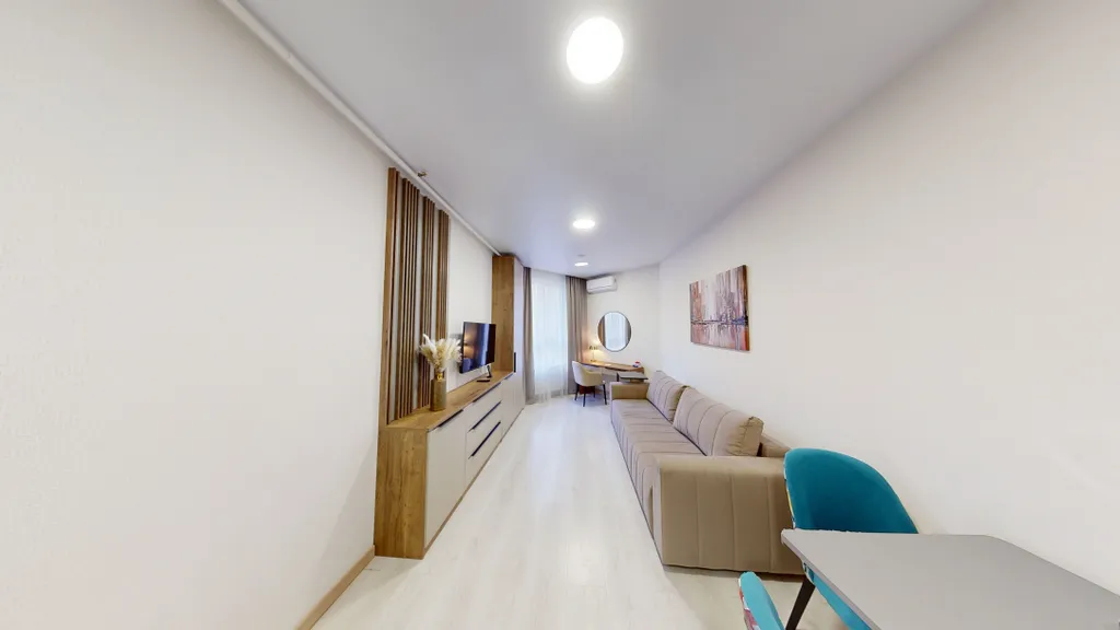 Люкс с одной спальней и кухней гостинной