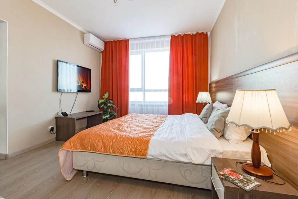 Уютная евро-трехкомнатная квартира в сердце столицы с видом на город — аренда посуточно в Астана (Нур-Султан)