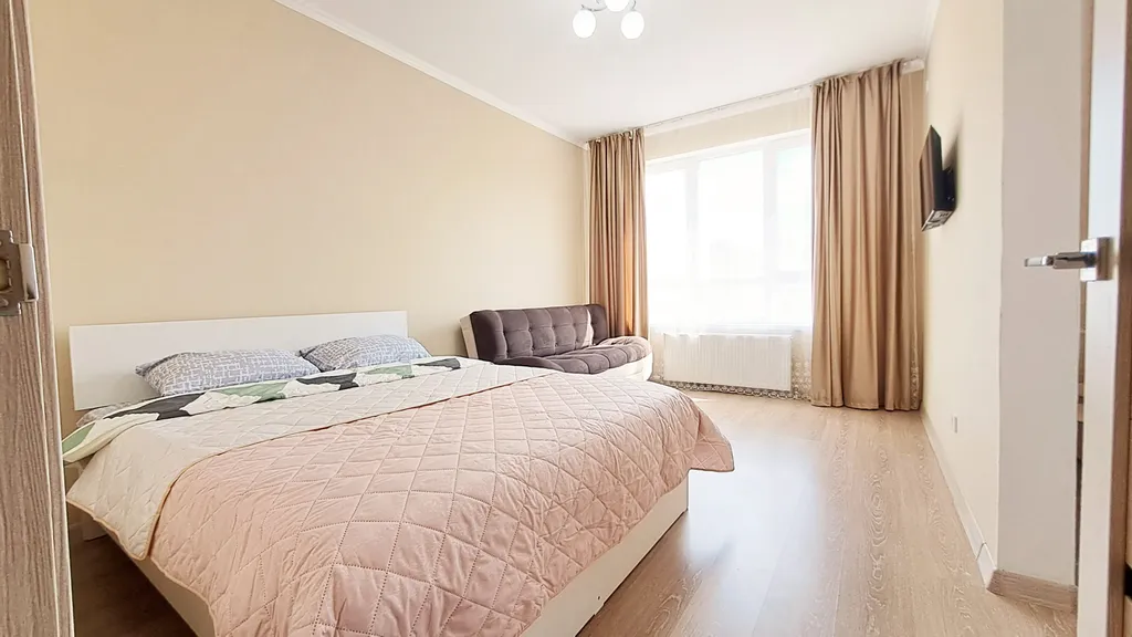 Уютная 1-комнатная квартира в районе Хан-Шатыр центр Астаны — аренда посуточно в Астана (Нур-Султан)