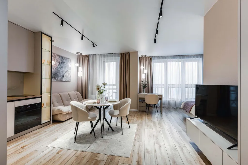 Квартира Светлые апартаменты с балконом в Минск мире — аренда посуточно в Минск