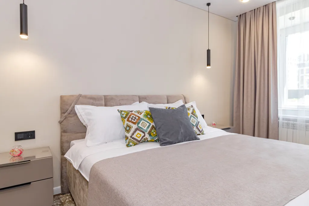 Стильная квартира с видом на Барыс Арена