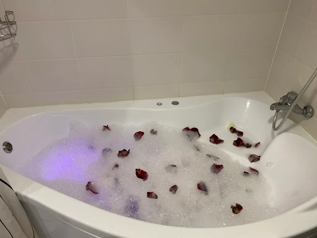 Романтичная квартира с видом на Москва Сити и джакузи