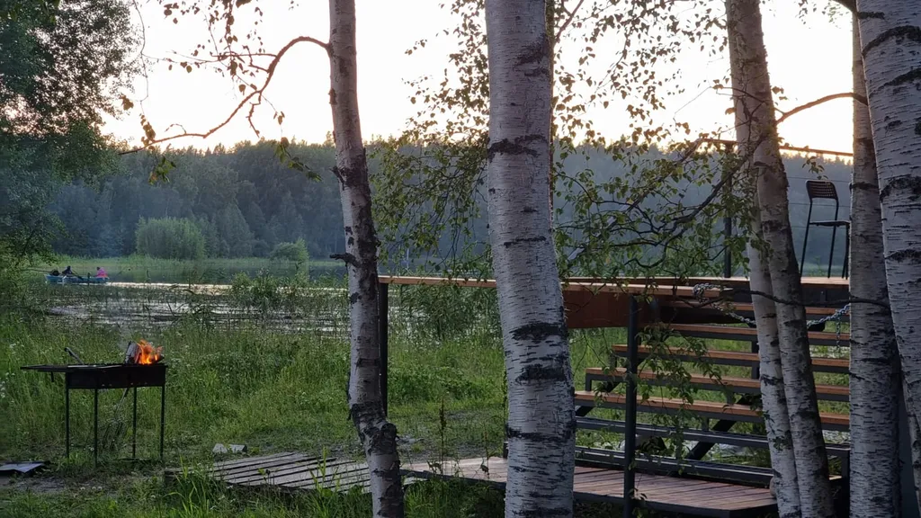 Коттедж Коттедж с видом на озеро — Приозерск