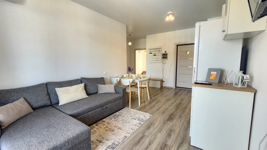 Уютная евротрешка с двумя балконами