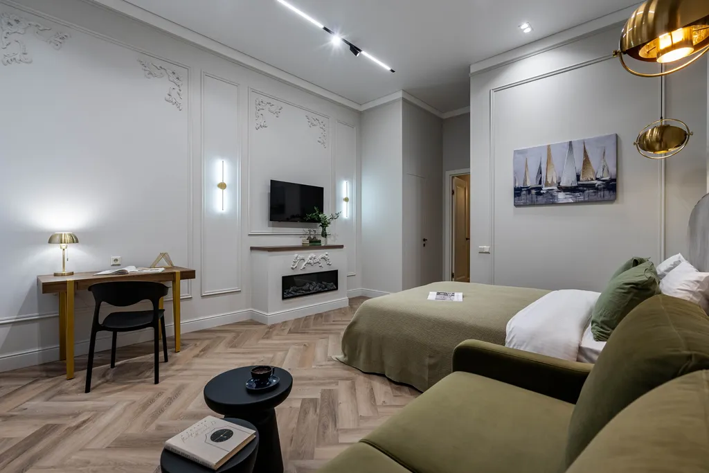 Квартира Квартира Апартамент Классика в Золотом треугольнике — Санкт-Петербург