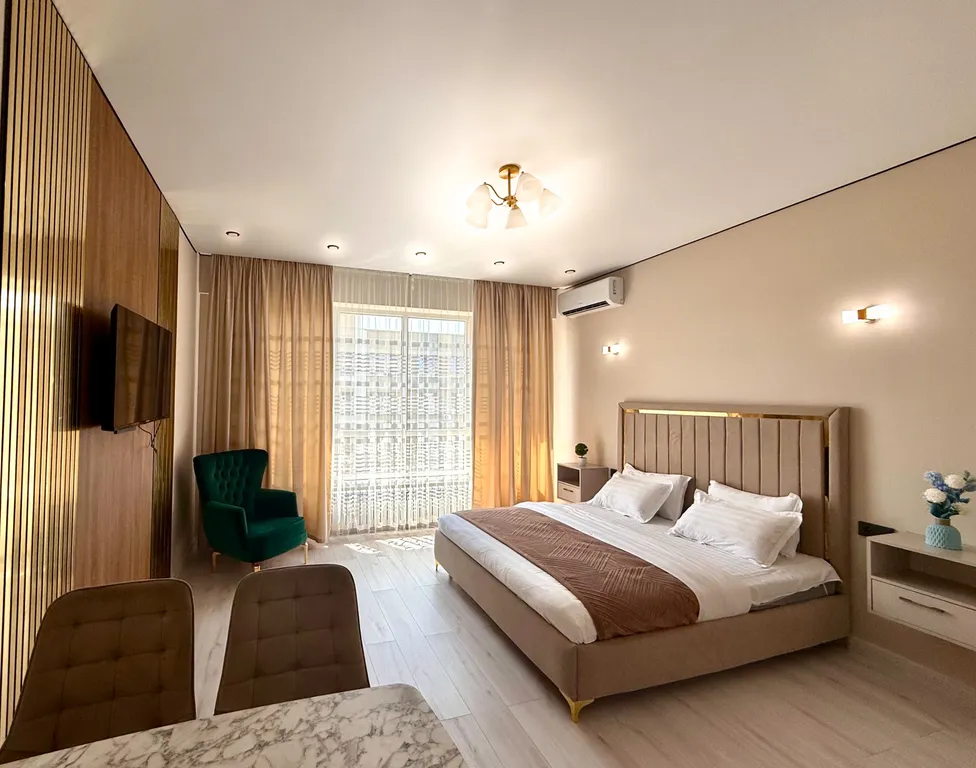 Новейшая квартира ЖК «Меридиан резиденс», центр города & питьевая вода — аренда посуточно в Алматы