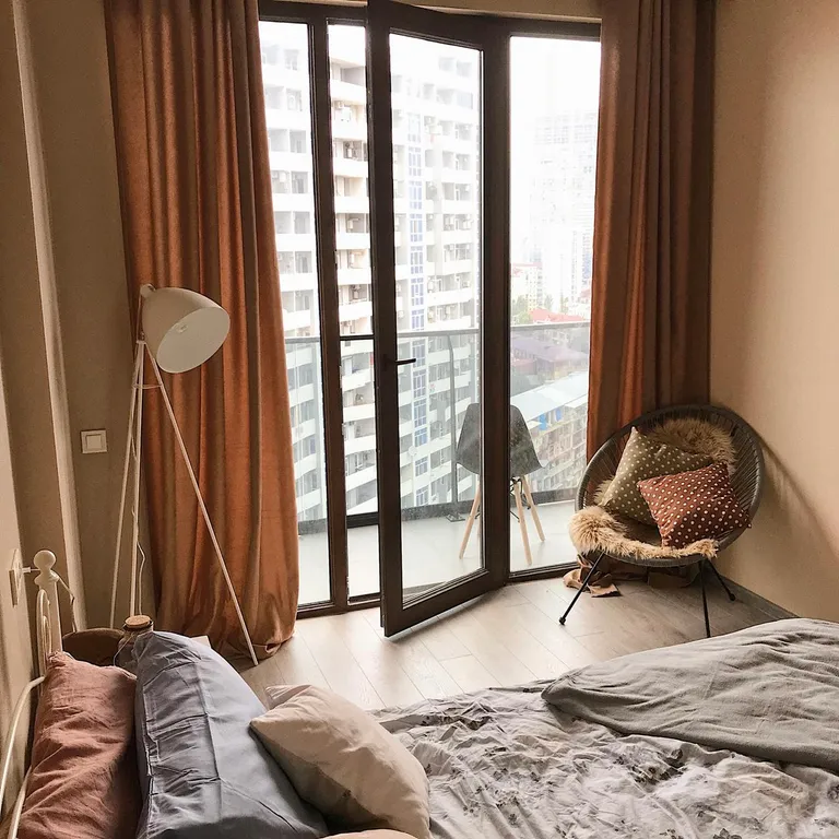 2-комнатная квартира с шикарным видом на море и горы, 3 минуты пешком море