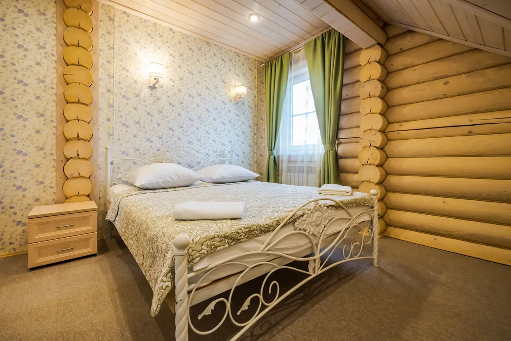 Уютные апартаменты 75 м² c 3-мя спальнями в деревянном доме