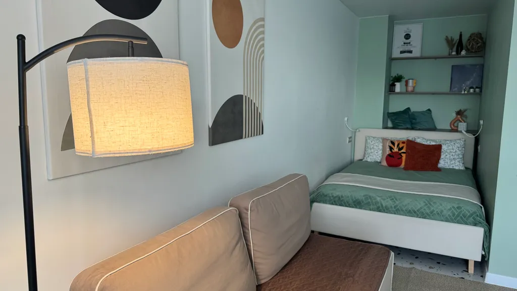 Студия в центре города с прекрасным видом на город