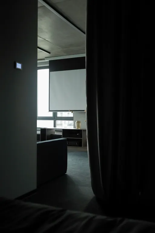 Стильная квартира с кинопроектором