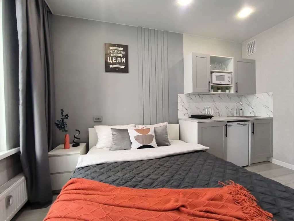 Квартира Уютная светлая студия для двоих — Новосибирск