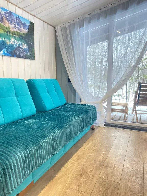 Душевный домик с баней в лесу