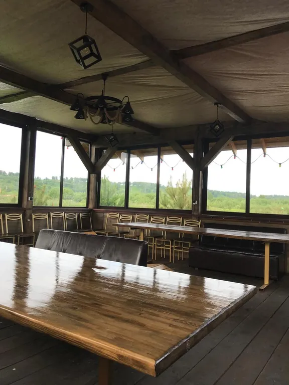 Коттедж с баней и чаном у озера