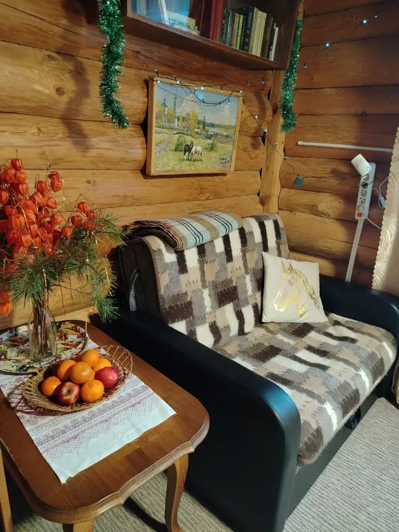 Домик с русской печкой и со всеми удобствами