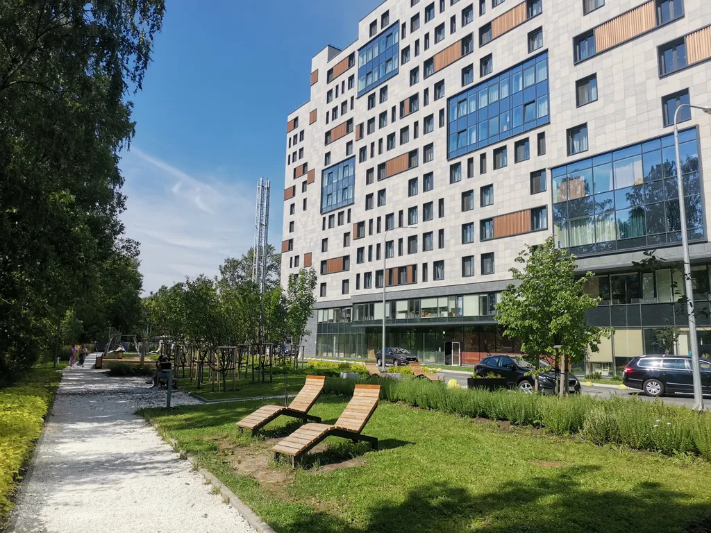 Квартира Квартира Мятная студия — Санкт-Петербург