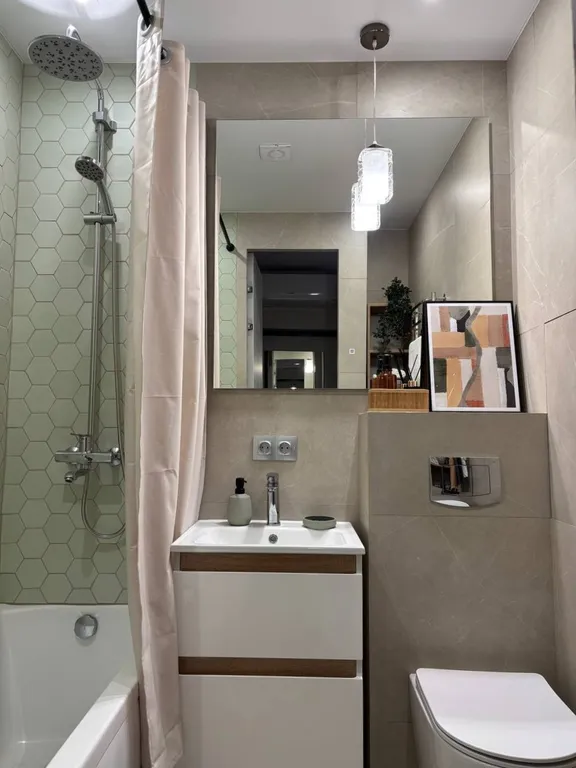 Квартира Квартира Студия Олива Люкс — Новоивановское