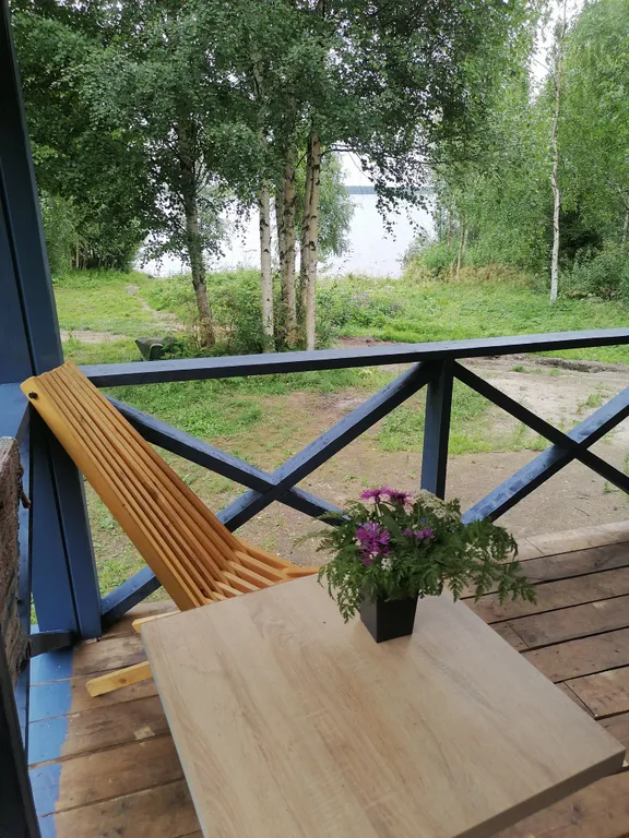 Дом прямо на берегу Беломоро-Балтийского канала "Дикая клюква"