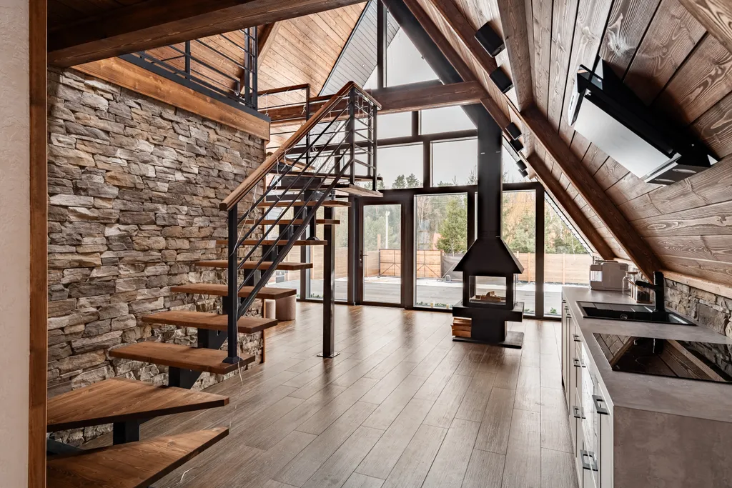 Дом с дизайнерским ремонтом в Подмосковье