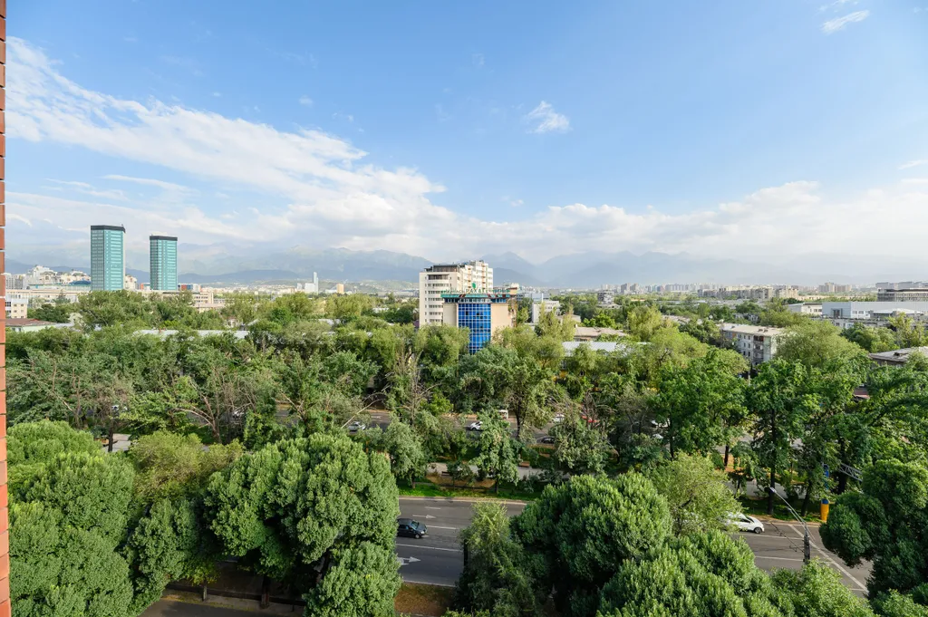 Трехкомнатная квартира с видом на горы в центре города