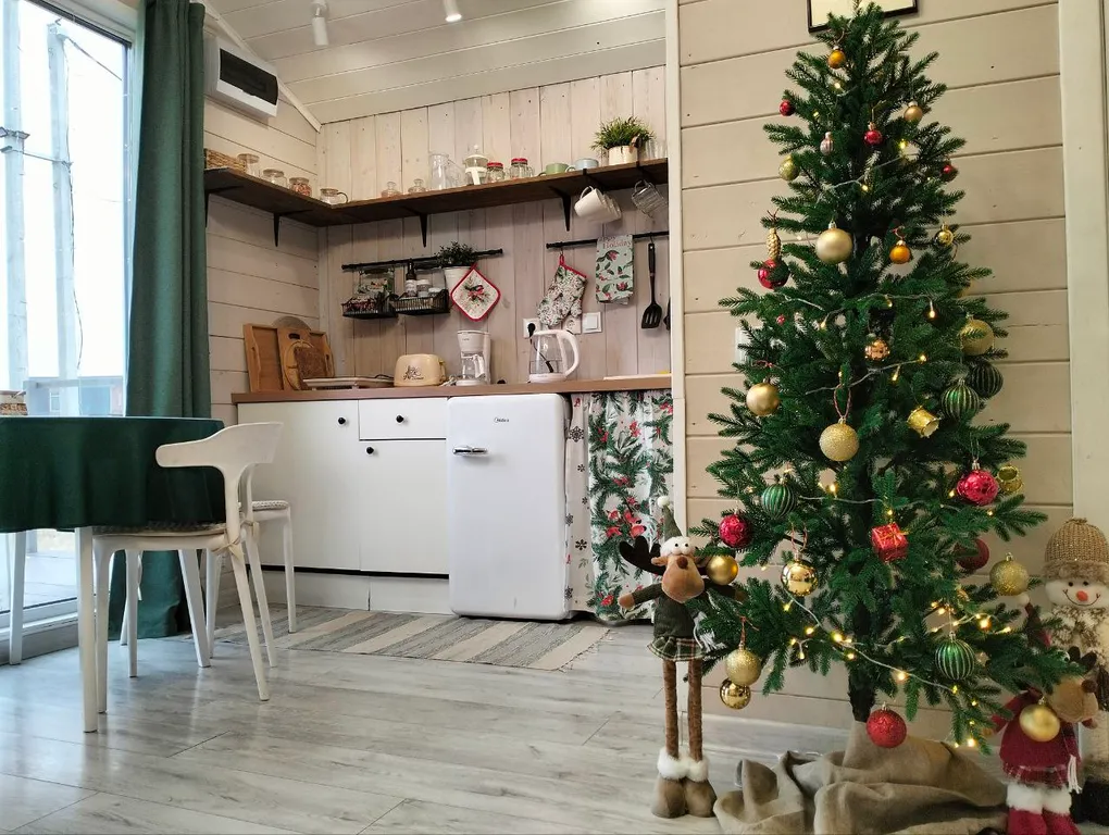 Уютный дом с баней и чаном