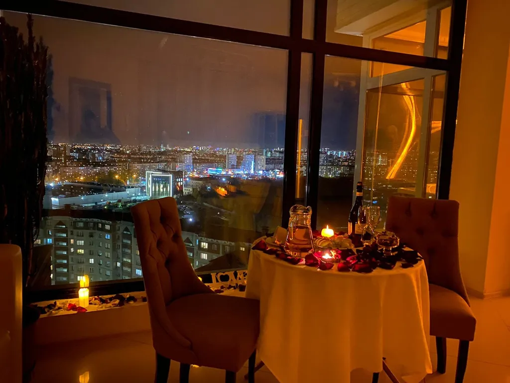 Номер с панорамными окнами и джакузи