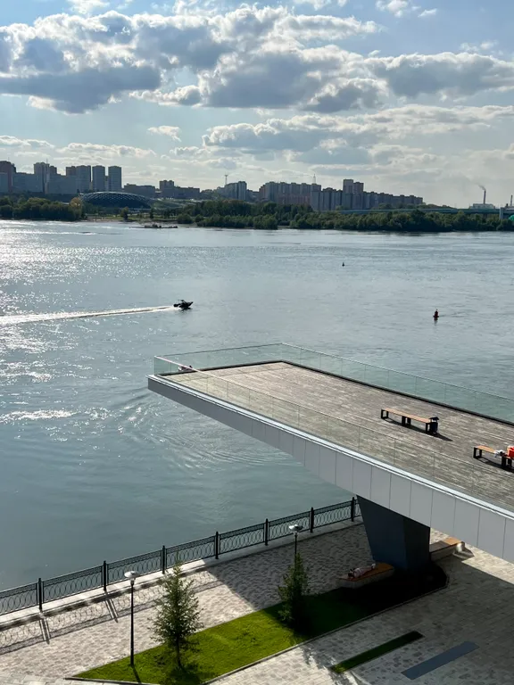 Квартира Квартира Апартамент на Михайловской набережной с видом на Обь — Новосибирск
